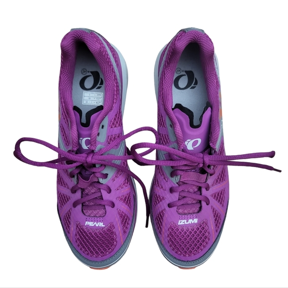 NEW Pearl Izumi Shoes X-Road Fuel IV  Cycling Clip In Purple sz 42 US 9.5 - Picture 3 of 7